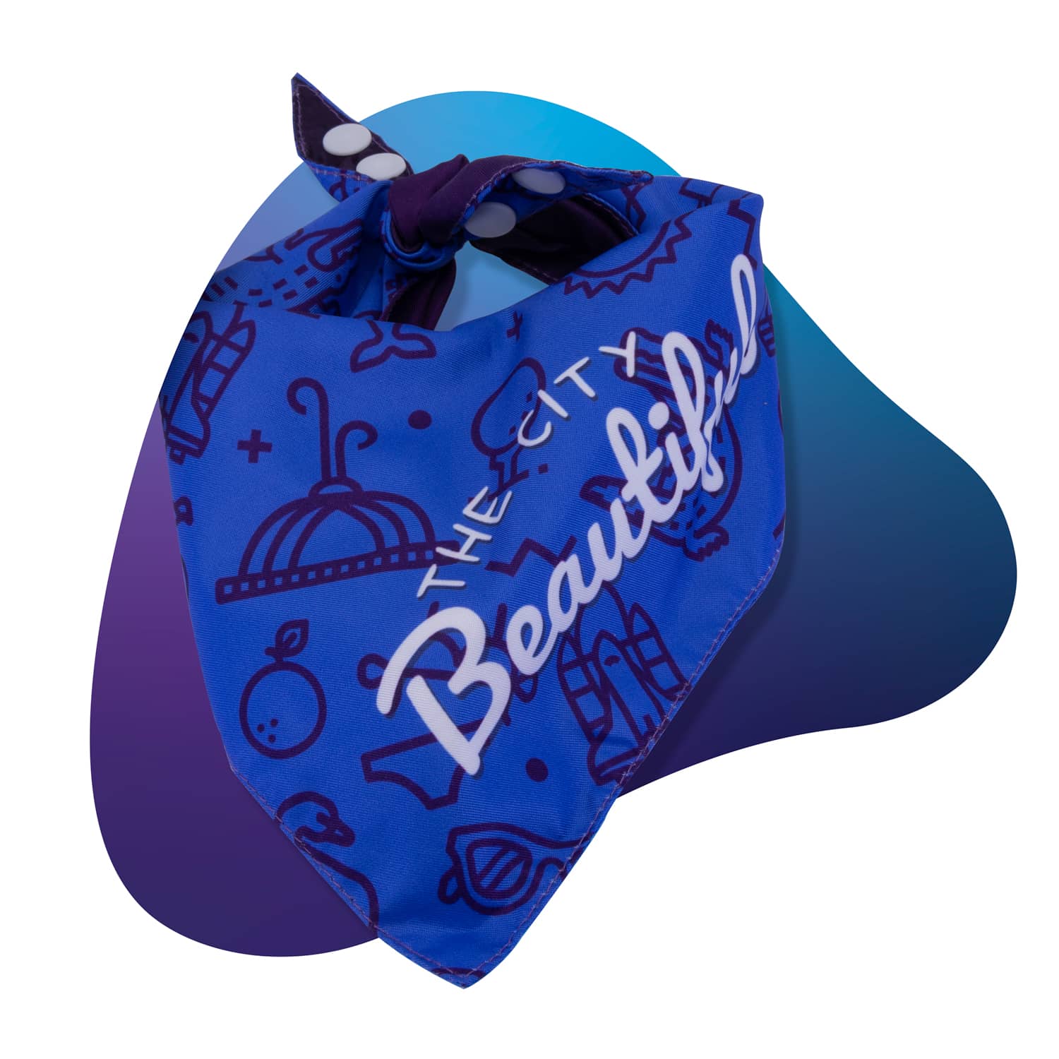 Poop Bag Holder - Midnight Blue Dog Bag Carrier | Monro Pets