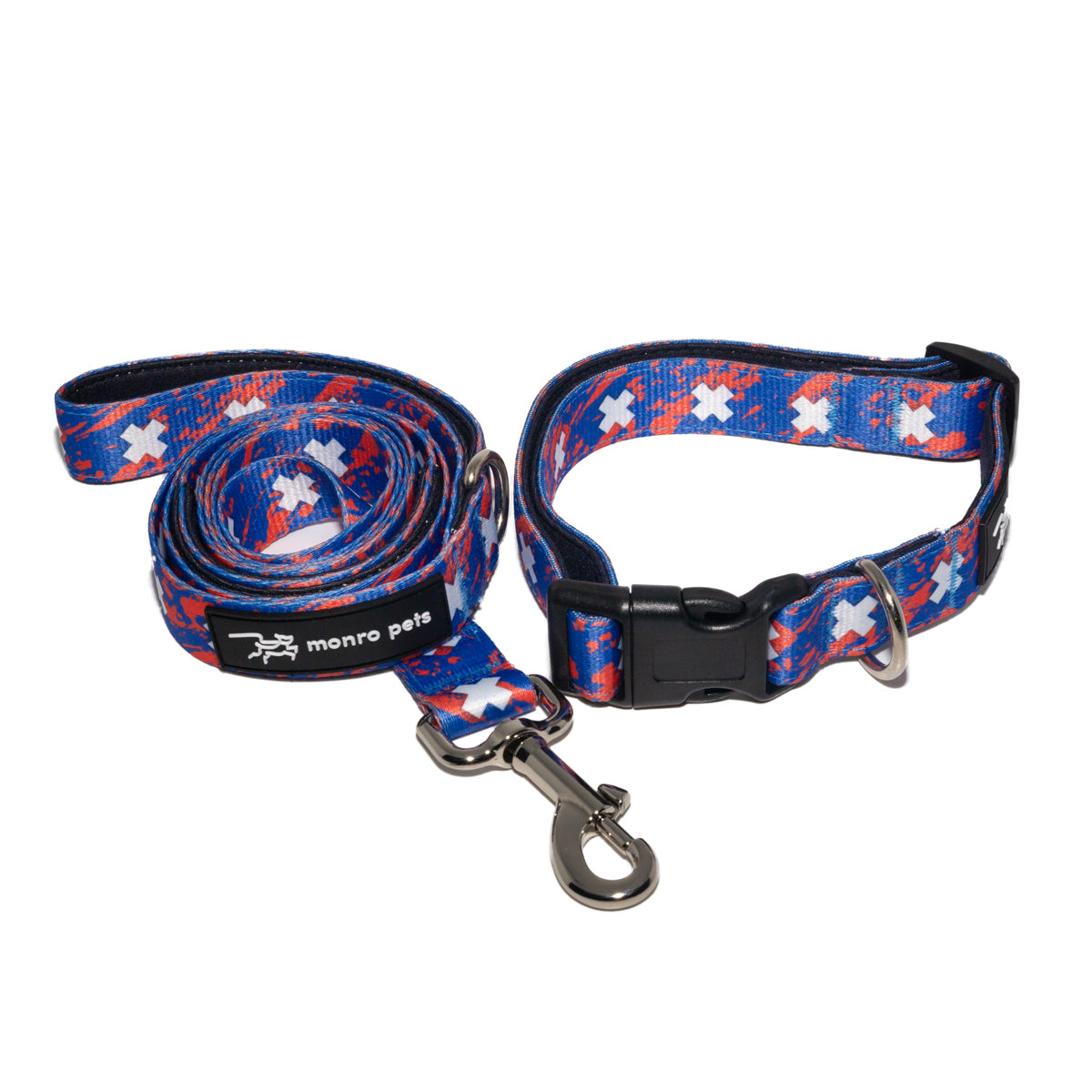 Dog Collar, Blue Paracord Collar – Marilyn Moo & Finley Too