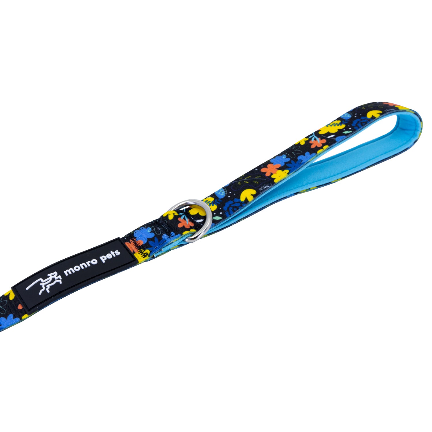 Nights-a-Bloom Dog Lead and Leash Padded Handle and D-Ring Product Shot